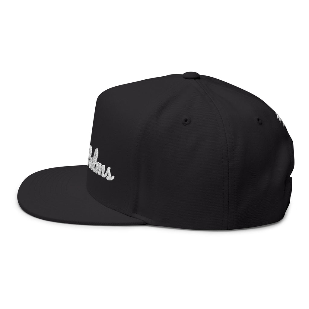 Island Script Snapback by Hard Palms- Black