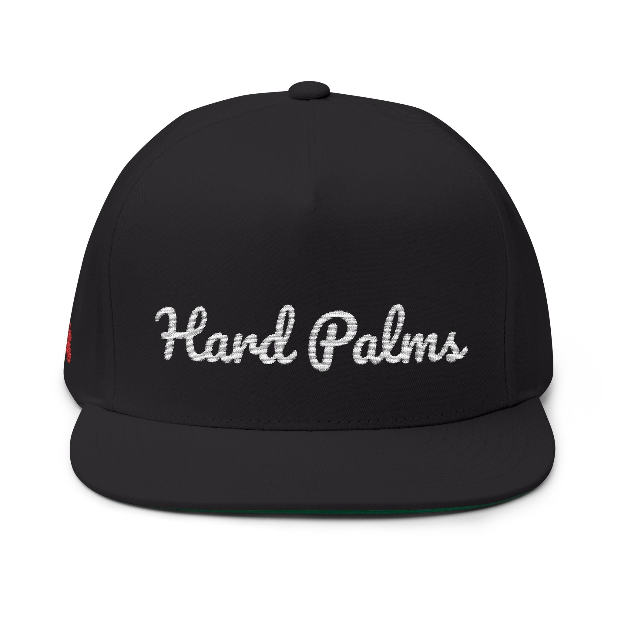 Island Script Snapback by Hard Palms- Black
