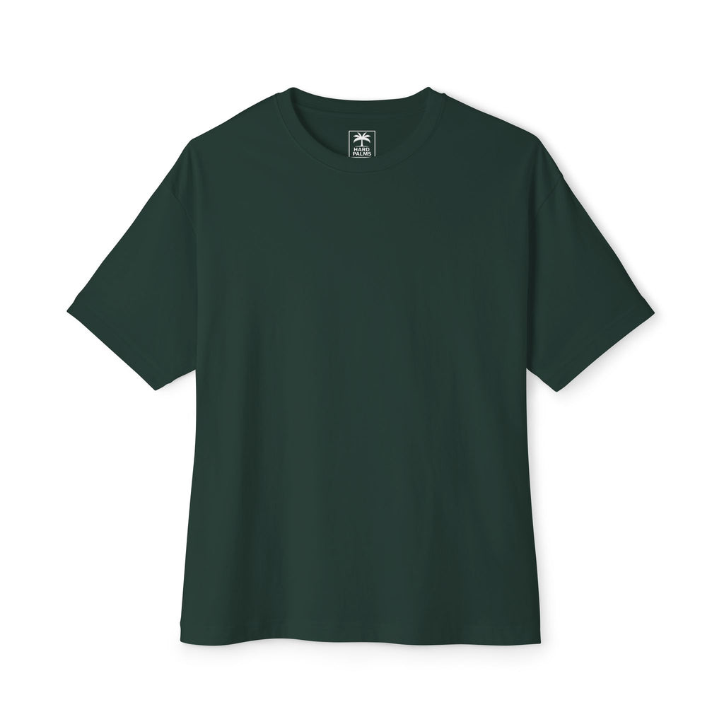 Hard Palms “Defend Island Culture” Oversized Boxy Tee - Premium Lifestyle Streetwear - Forest