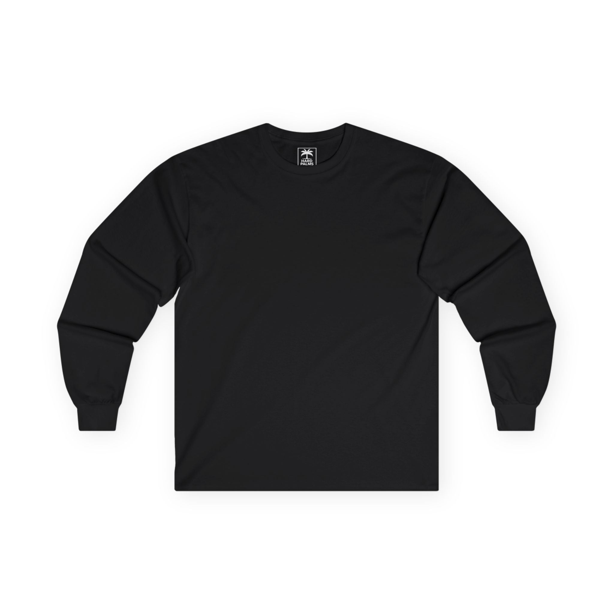 "Bloom Hard" Long Sleeve Tee - Lifestyle Streetwear by Hard Palms - Black