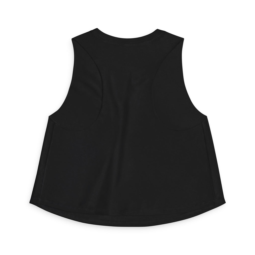 "Aloha Hard" Women's Crop Tank - Black