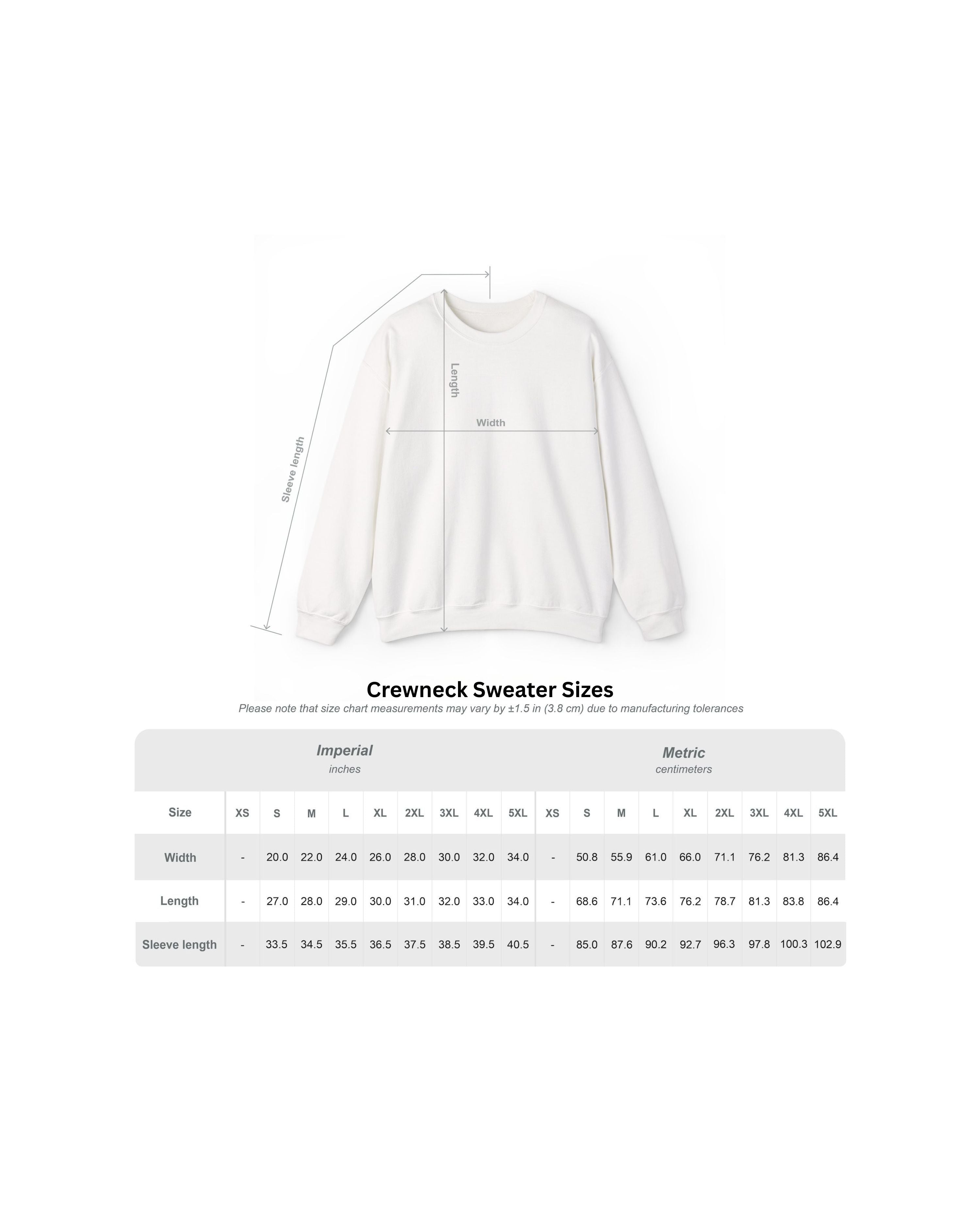 "Hafa Adai Hard" Crewneck Sweater - Lifestyle Streetwear - Black