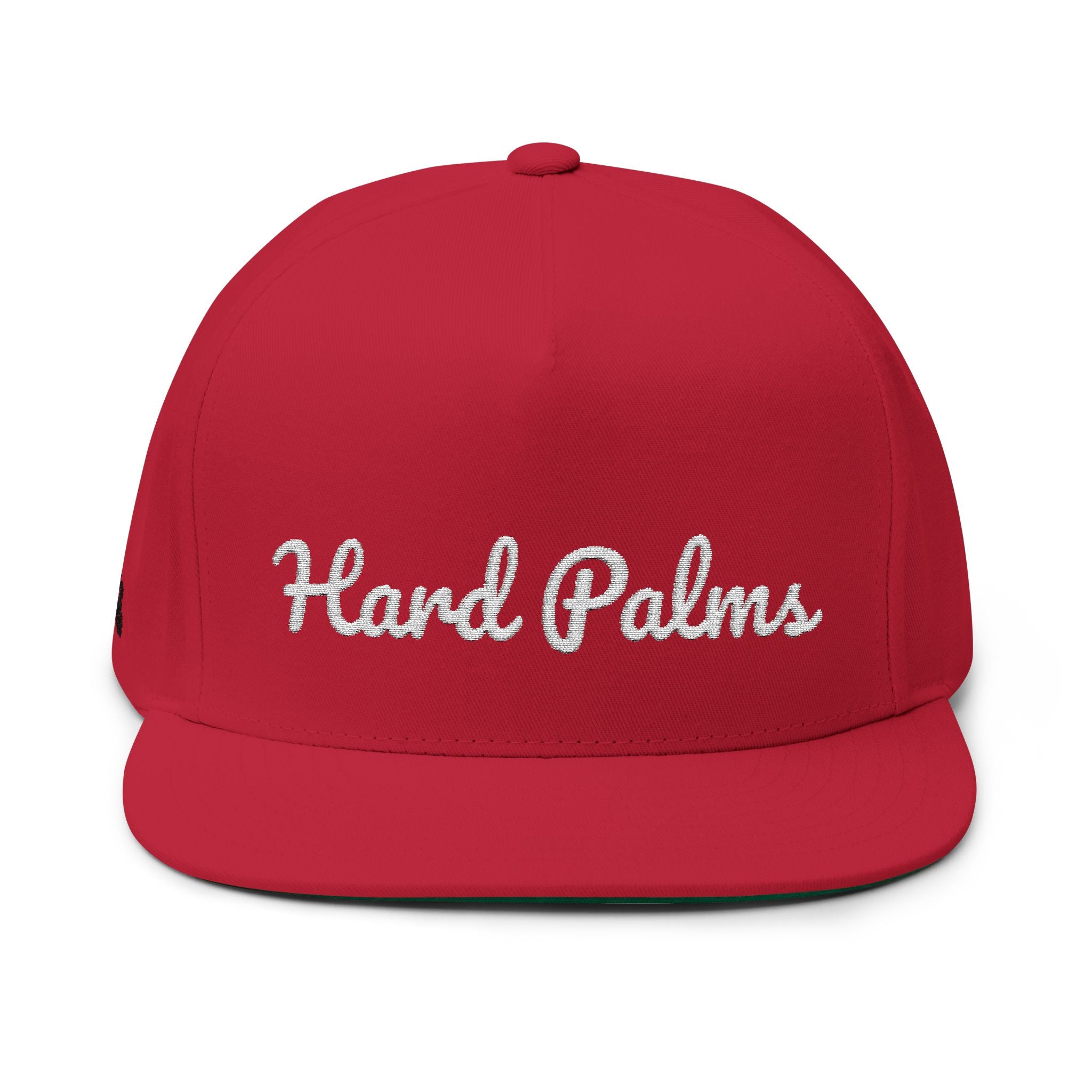 Island Script Snapback by Hard Palms - Red
