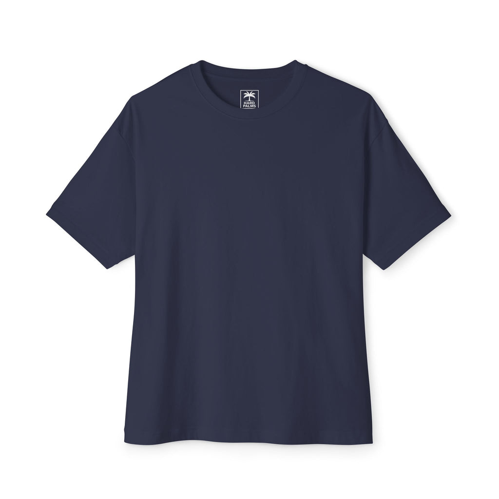 Hard Palms “Defend Island Culture” Oversized Boxy Tee - Premium Lifestyle Streetwear - Blue