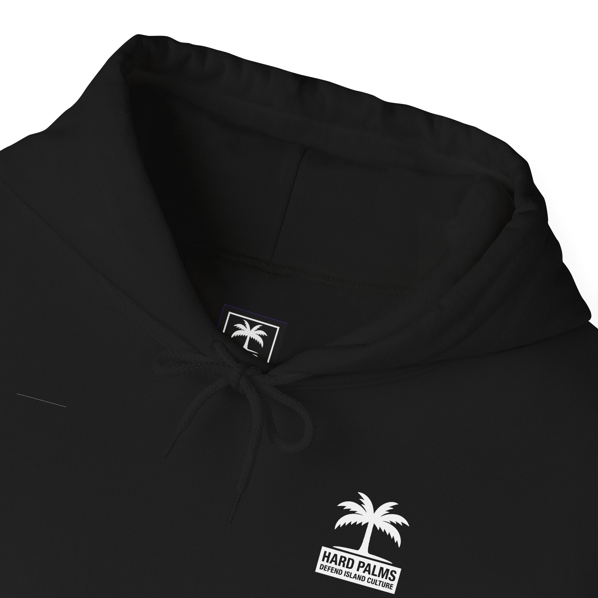 Hard Palms “Defend Island Culture” Hoodie – Lifestyle Streetwear - Black