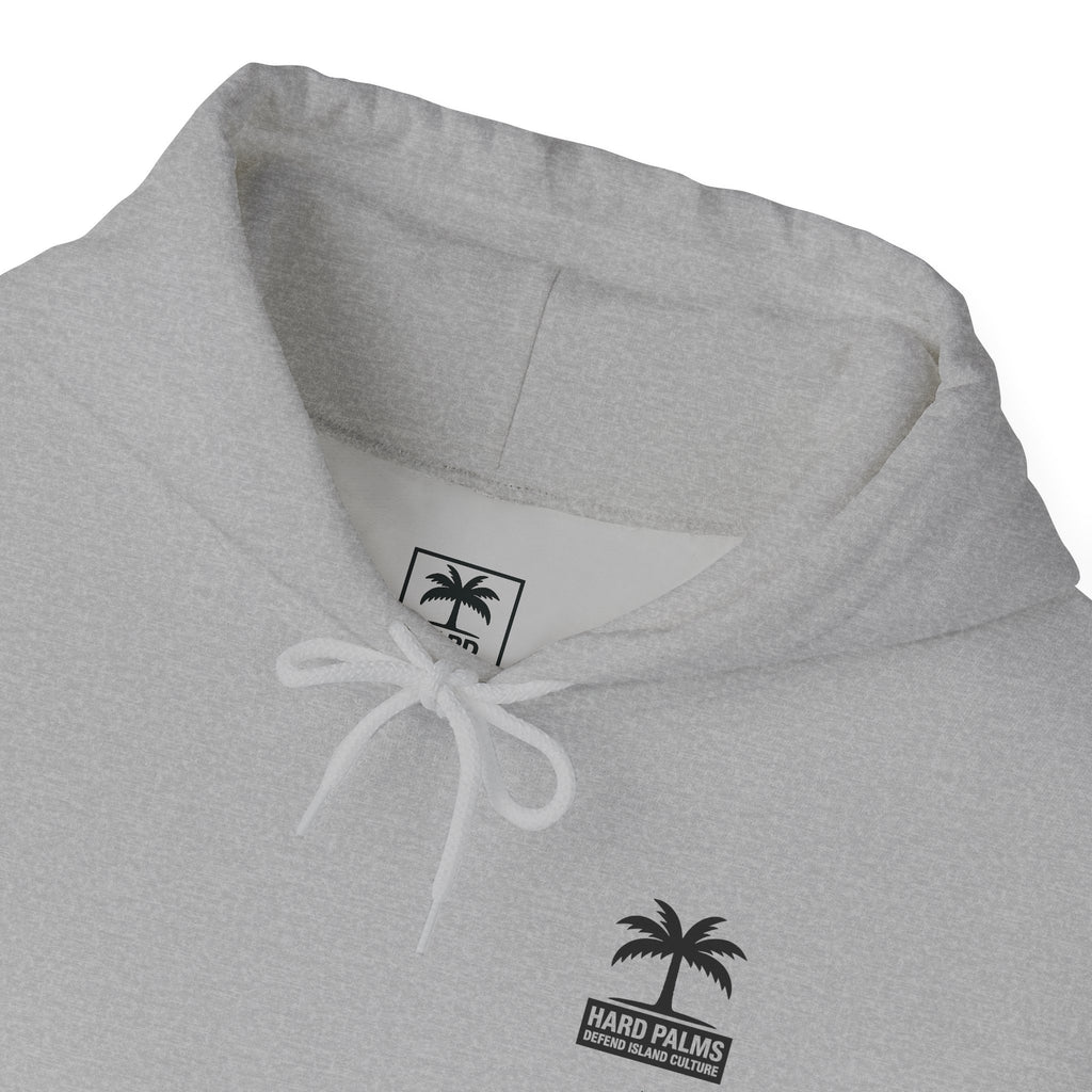 Hard Palms “Defend Island Culture” Hoodie – Lifestyle Streetwear - Sport Gray