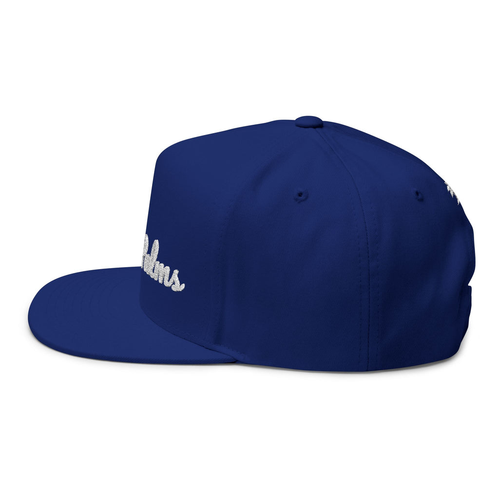 Island Script Snapback by Hard Palms - Blue