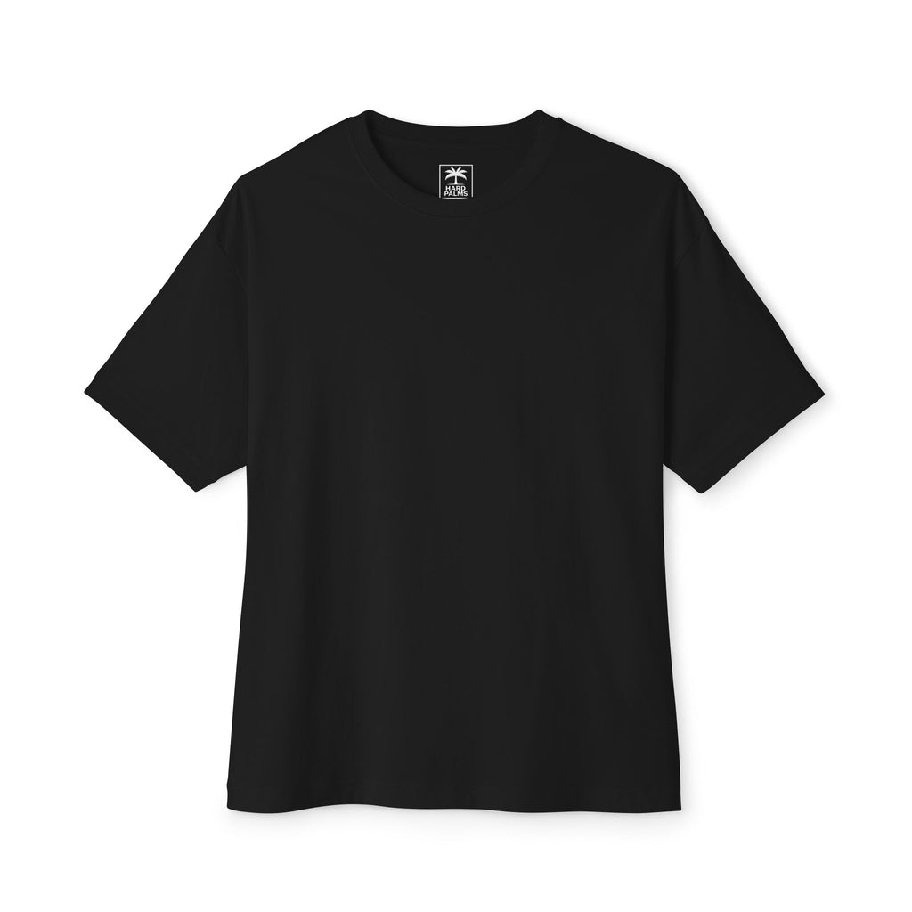 Hard Palms “Defend Island Culture” Oversized Boxy Tee - Premium Lifestyle Streetwear - Black