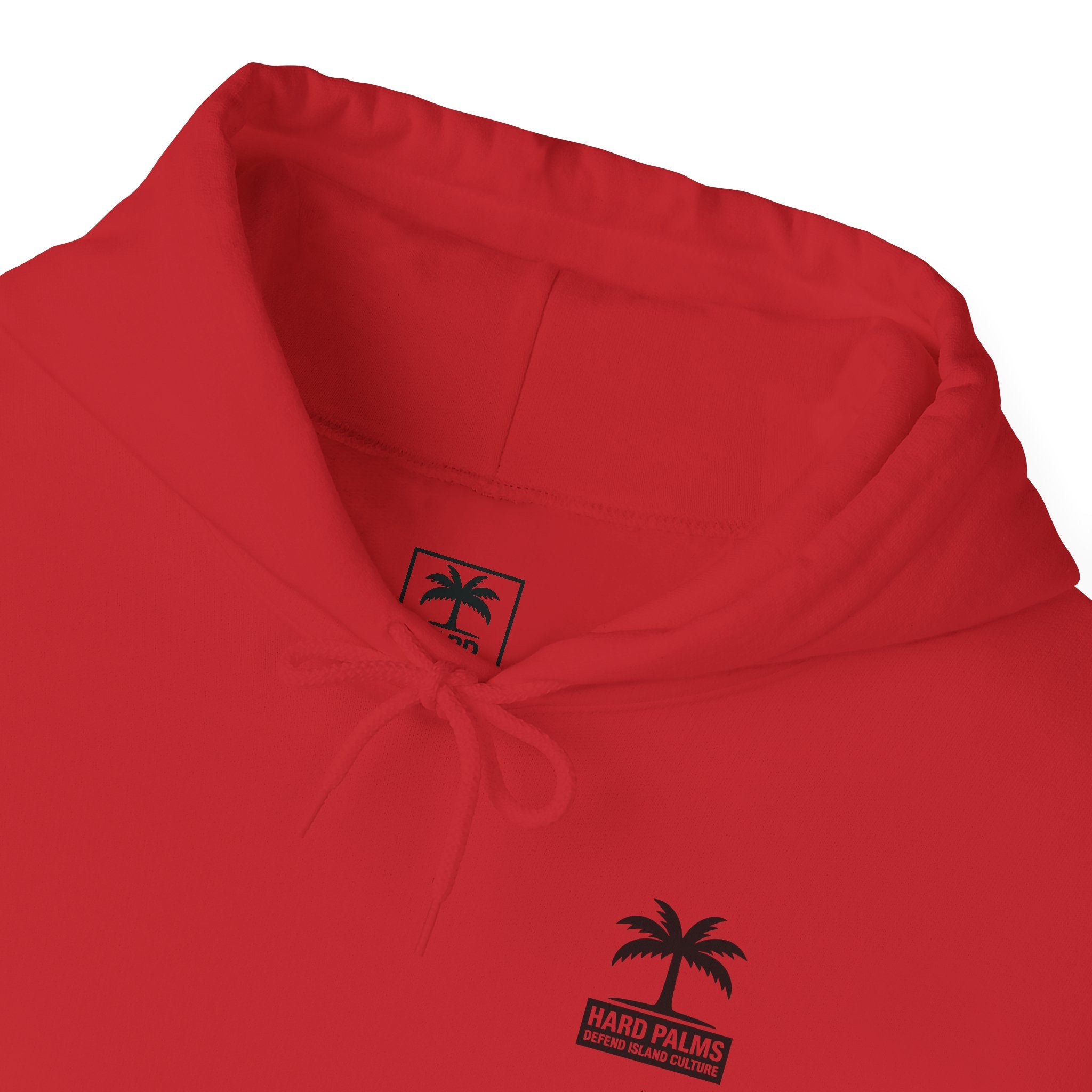 Hard Palms “Defend Island Culture” Hoodie – Lifestyle Streetwear - Red