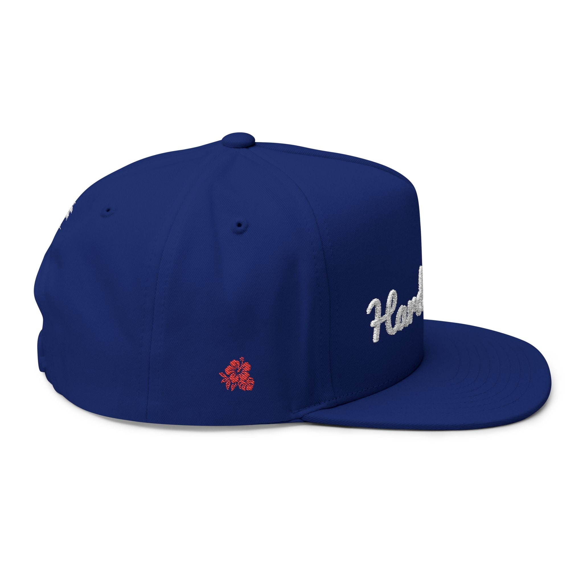 Island Script Snapback by Hard Palms - Blue