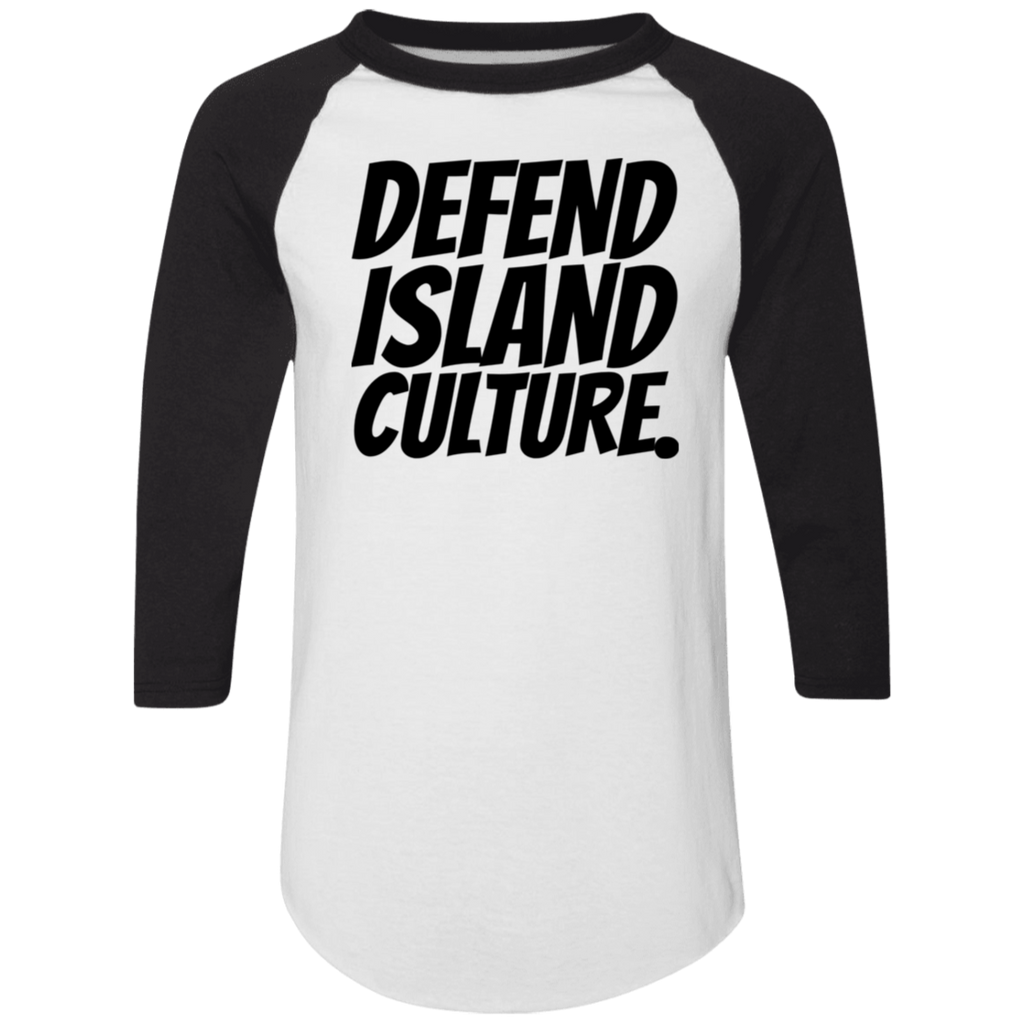 “DEFEND ISLAND CULTURE” Raglan Tee by Hard Palms
