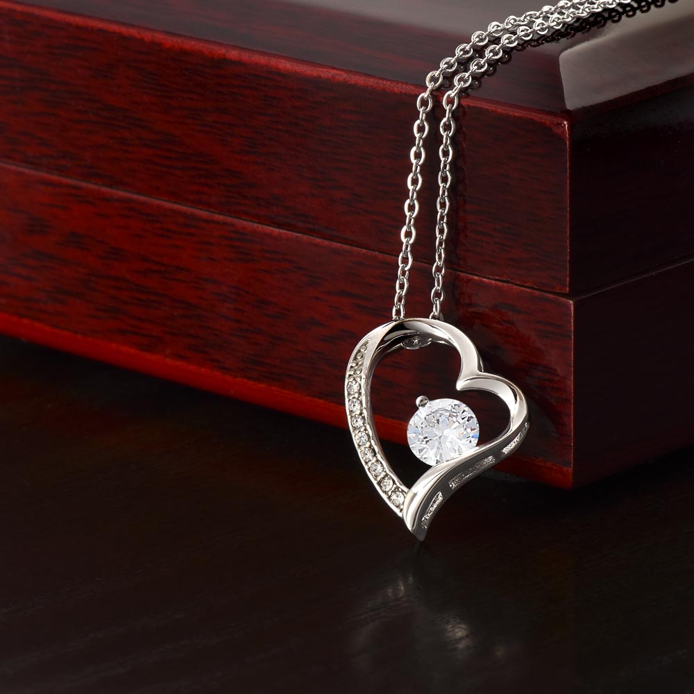To My Wife Forever Love Necklace (Gold and White Gold Variants)