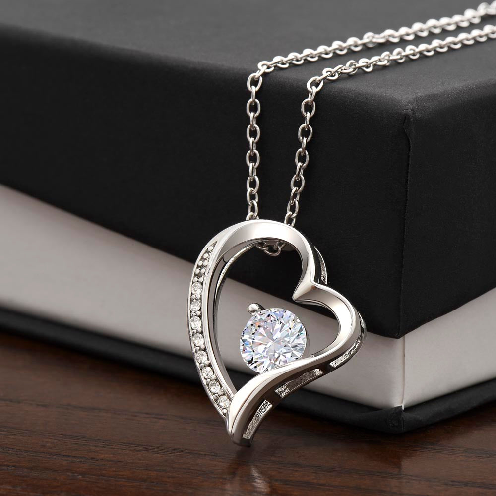 To My Wife Forever Love Necklace (Gold and White Gold Variants)